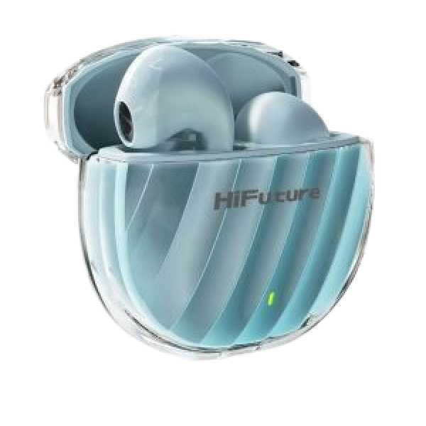 Hifuture flybuds 3 fones de ouvido sem fio 5.3 bluetooth IN azul