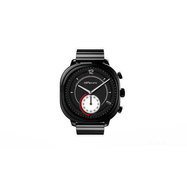 Hifuture AIX Luxus-Smartwatch Edelstahl schwarz aix-schwarz