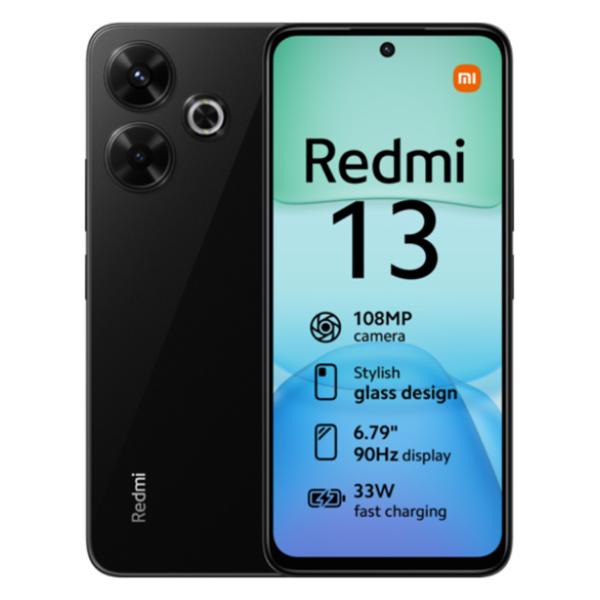 Xiaomi Redmi 13 6+128GB Mitternachtsschwarz OEM