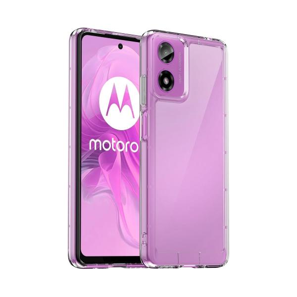 Retro in silicone trasparente Jc / Motorola Moto G24