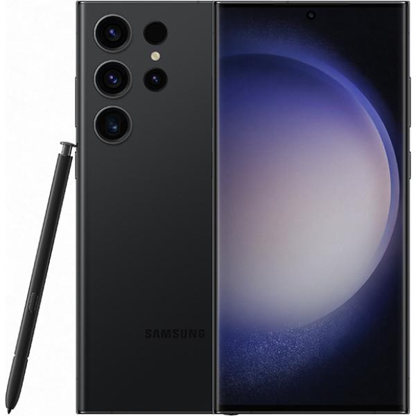 Samsung Galaxy S23 Ultra (S918) 5G Dual-SIM 256 GB 8 GB RAM (Phantomschwarz) Schwarz