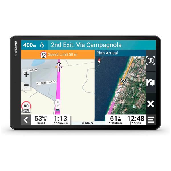 Navegador GPS Garmin Camper 1095 / 10&quot; para autocaravanas com mapas da Europa
