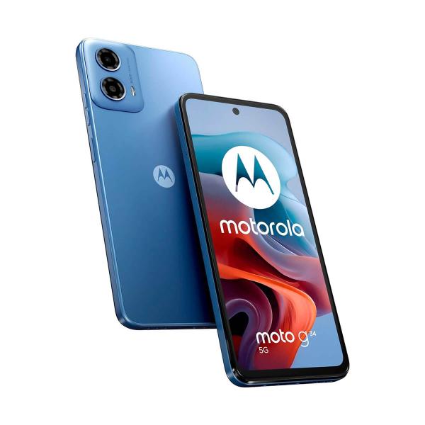 Motorola Moto G34 5G 4 GB/128 GB Blau (Eisblau) Dual-SIM XT2363-2