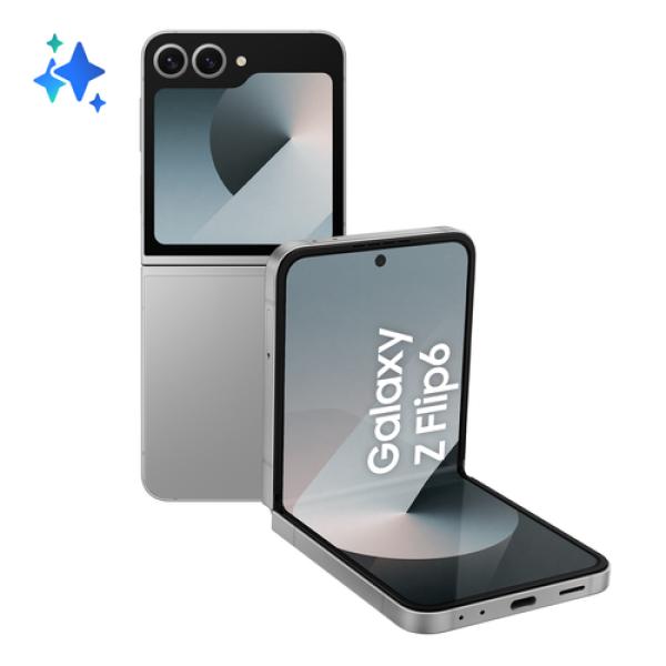 Samsung Galaxy Z Flip 6 (F741B) Doppio 5G 256GB 12GB RAM Argento ombra