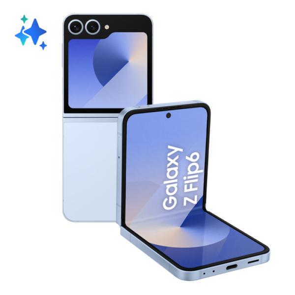 Samsung Galaxy Z Flip 6 (F741B) Dual 5G 256GB 12GB RAM Blau
