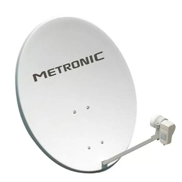 KIT parabólico Metronic Ø 60CM PARA receber canais via satélite gratuitos 498252