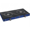 Cuisinière électrique vitrocéramique Jata deux plaques 2400W noir/bleu V142