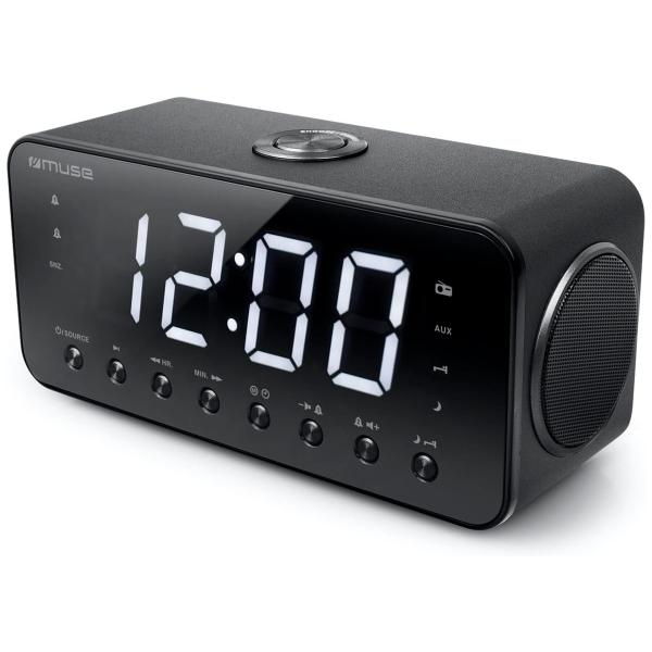 Muse M-192 Cr Black / Alarm Clock Radio