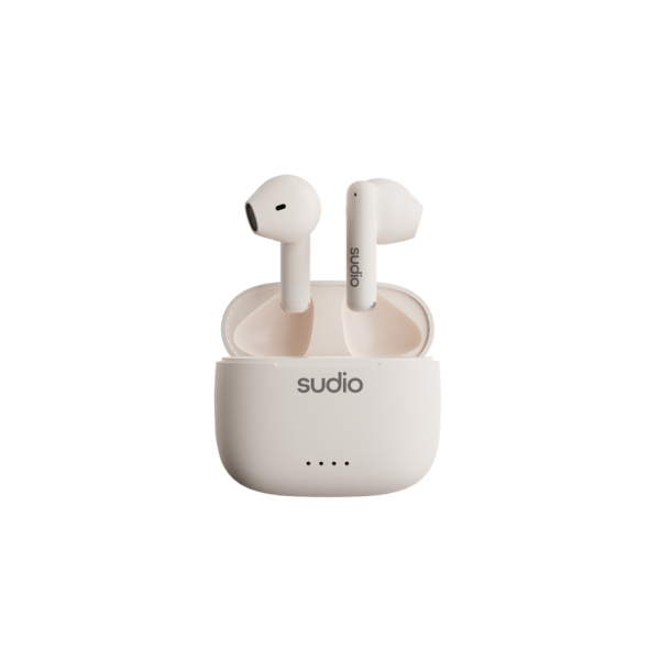 Fones de ouvido intra-auriculares Sudio A1 branco neve