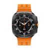 Samsung Galaxy Watch Ultra 47 mm Titane. Boîtier gris Bande orange LTE EU