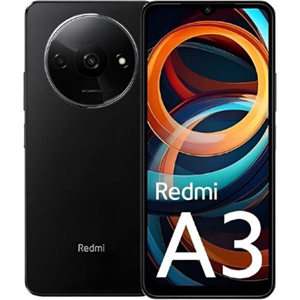 Xiaomi Redmi A3 Dual LTE 128 GB 4 GB RAM (nero mezzanotte) Nero