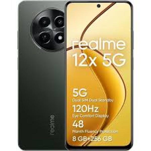 Realme 12X 6+128 GB DS 5G nero brillante NFC OEM