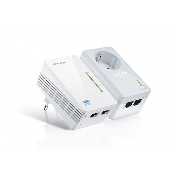 POWERLINE TP-LINK AV1000 KIT 2 UDS 2 PTOS GIGA CON ENCHUFE