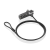 AISENS SECURITY CABLE KENSINGTON COMBINATION LOCK 1.5M BLACK