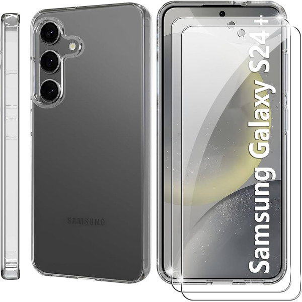 Protecteur écran 2x3D intelligent conçu pour Samsung Galaxy S24+ transparent