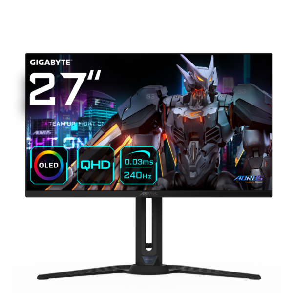 GAMING MONITOR GIGABYTE FO27Q2 27&quot; OLED 2560X1440 QHD