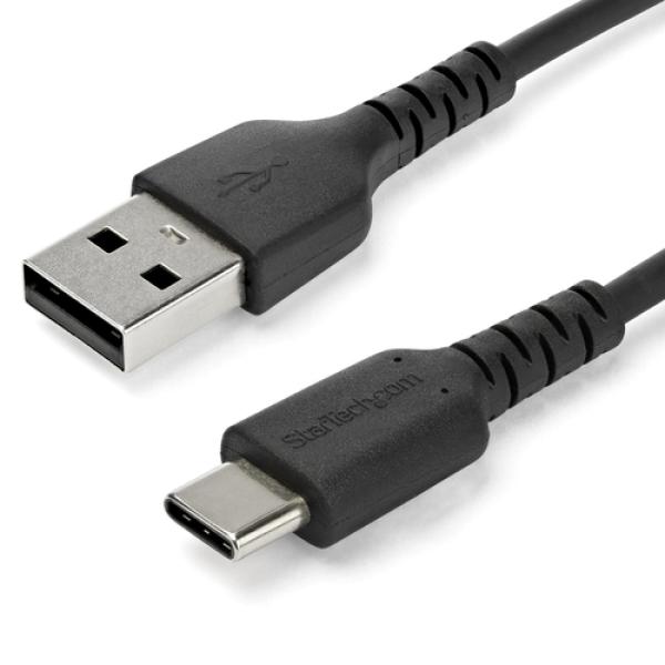 Câble USB 2.0 vers USB C noir 2 m