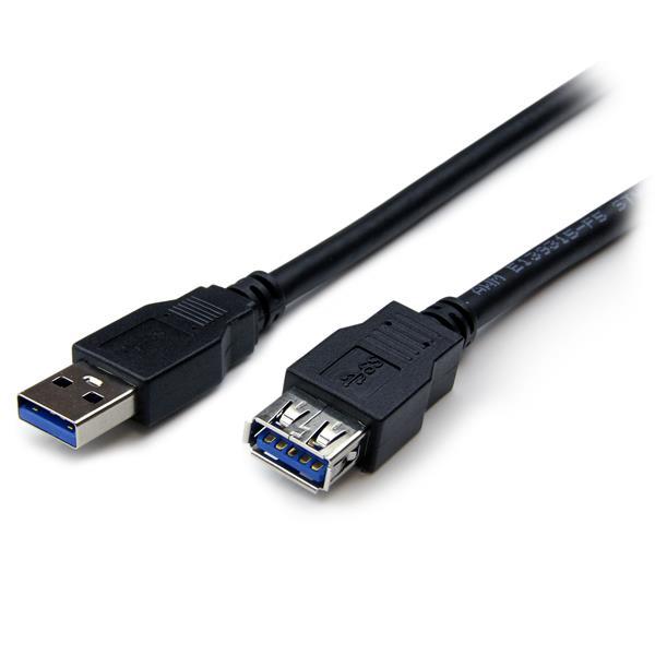 Cabo de Extensão USB 3.0 Preto 2m MF