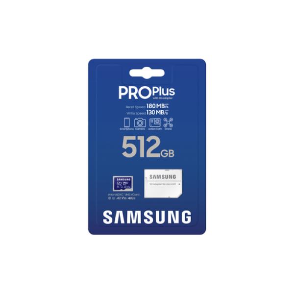 Micro SD Pro Plus 512 GB + SD-Adapter