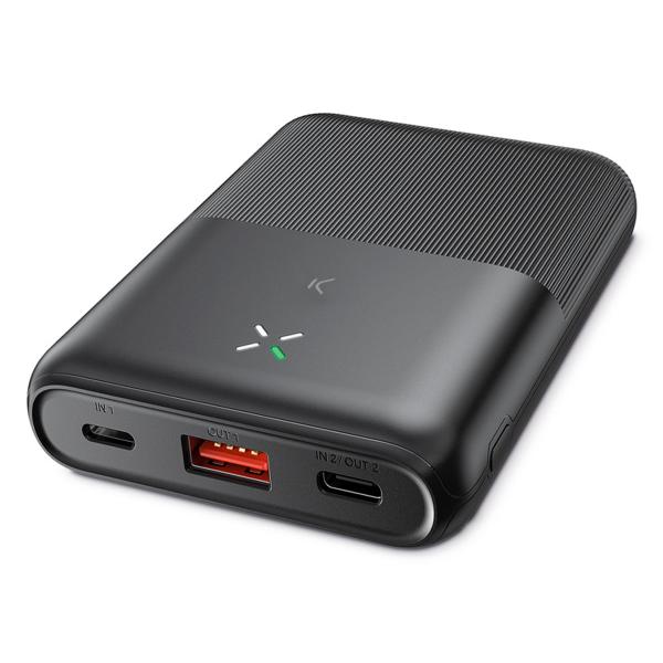 Ksix Bxba10000pu Schwarz – Powerbank 10.000 Mah