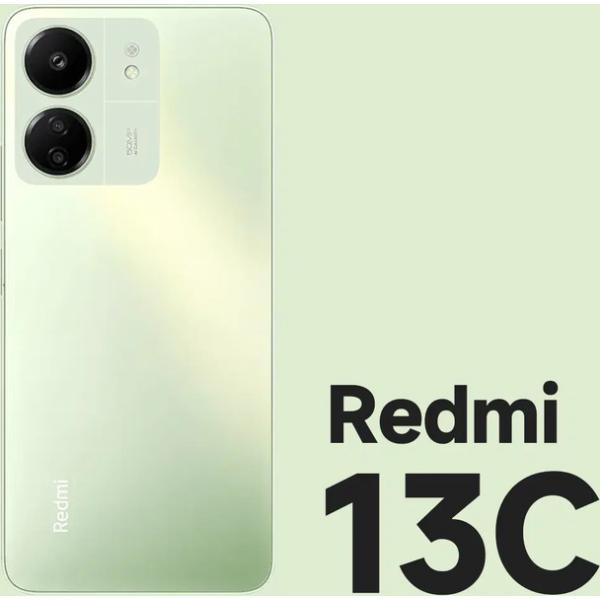 Xiaomi Redmi 13C 4G Dual Sim 128GB 4GB RAM (Clover Green) Green