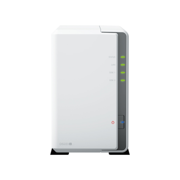 NAS SYNOLOGY DS223J ETHERNET WHITE RTD1619B