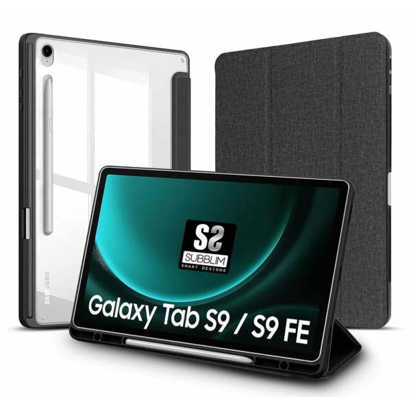 SUBBLIM TABLET-HÜLLE SAMSUNG S9 11&quot; - S9 FE 10,9&quot; SCHWARZ