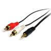 3 ft Stereo Audio Cable 3.5mm to 2x RCA