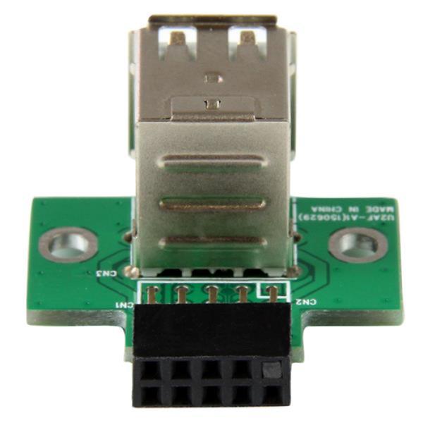 2 Port USB Motherboard Header Adapter