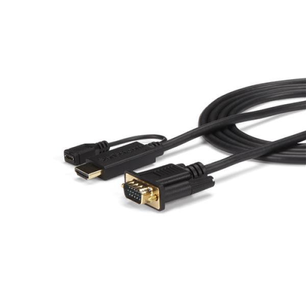 1,8 m langes aktives HDMI-zu-VGA-Konverterkabel