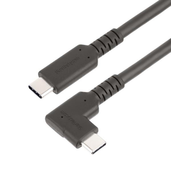 6 Fuß 2 m langes, robustes, rechtwinkliges USB-C-Kabel