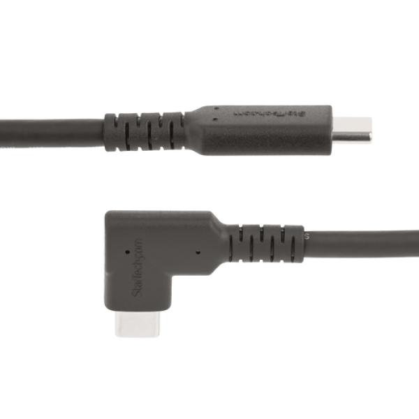 6 Fuß 2 m langes, robustes, rechtwinkliges USB-C-Kabel