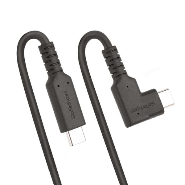 6 Fuß 2 m langes, robustes, rechtwinkliges USB-C-Kabel