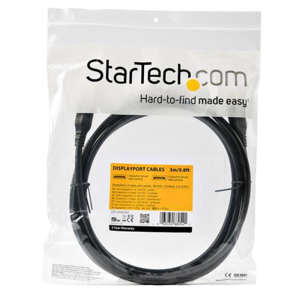 Cable - DisplayPort 1.4 - 3m 9.8 ft