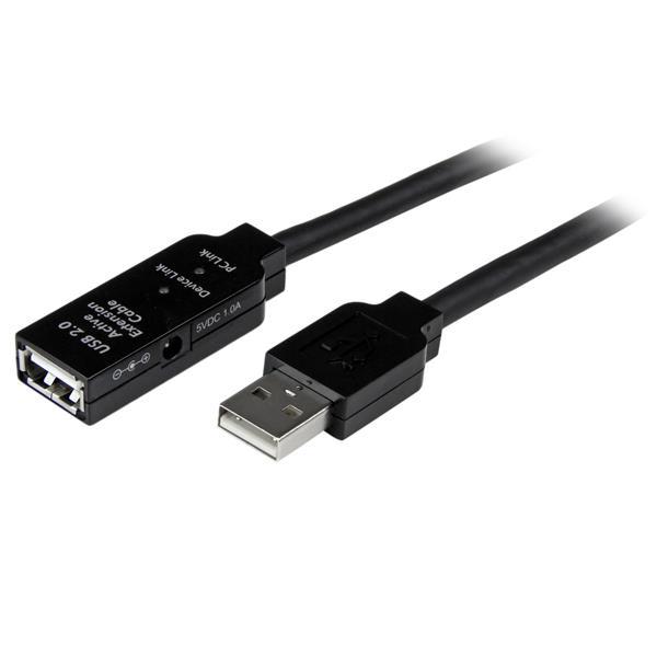 5m USB 2.0 Active Extension Cable - M-F