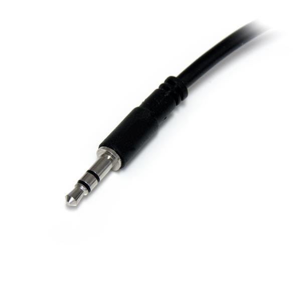 Slim Stereo Y Cable 3.5 to 2x 3.5mm