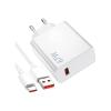 Xiaomi Charging Combo 67W Fast Charger USB-A + USB-C Data Cable White MDY-12-ES