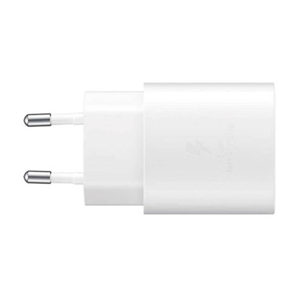 Carregador ultrarrápido Samsung EP-TA800 USB-C 25 W branco (branco) sem cabo