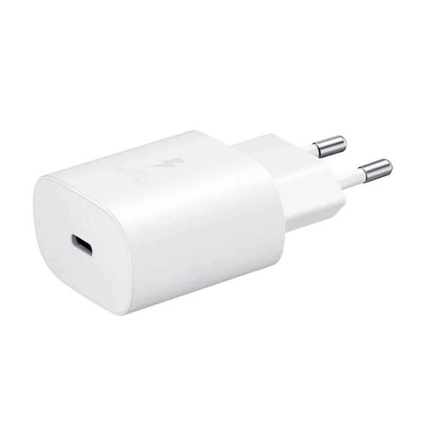 Carregador ultrarrápido Samsung EP-TA800 USB-C 25 W branco (branco) sem cabo