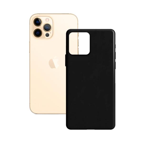 Coque Arrière en Silicone Noir Ksix - Apple iPhone 12 Pro