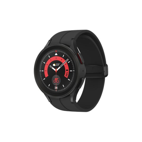 Reloj inteligente Samsung SM-R920 Galaxy Watch5 Pro de titanio negro de 45 mm