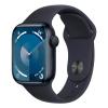 Apple Watch Series 9 GPS 41mm Aluminio y Correa deportiva Negro Medianoche MR8W3QL-A - Talla S-M