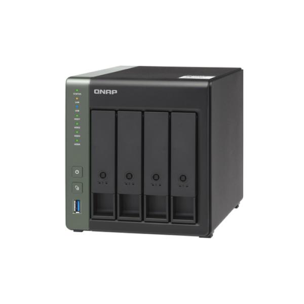 Desktop 4Bay NAS 4GB RAM 10Gbe Black