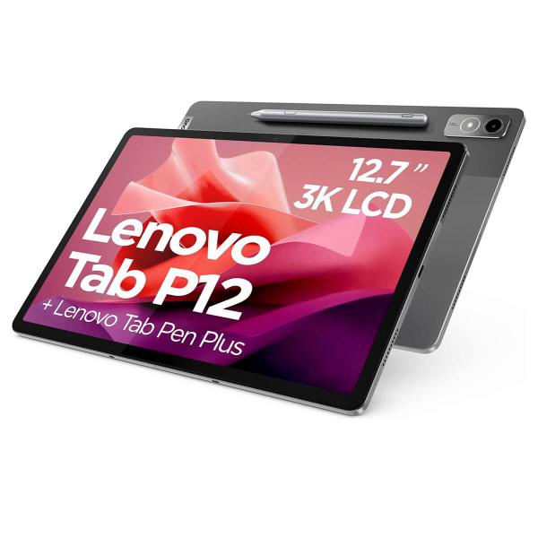 Lenovo Tab P12 12,7" 8GB-128GB WiFi Gris (Storm Grey) + Lenovo Tab Pen Plus