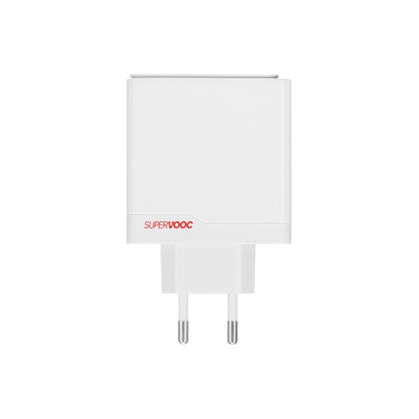 OnePlus Charger SUPERVOOC 100W One Port Cargador de Carga Rápida USB-C con Cable Blanco