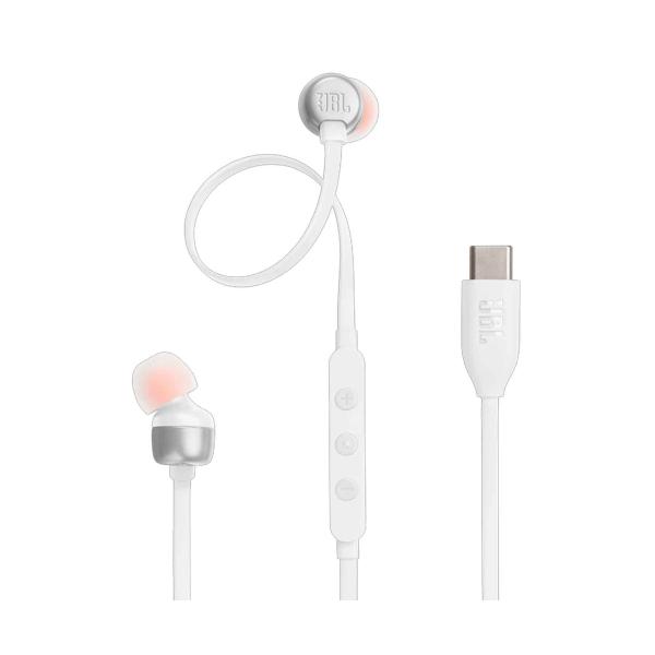 Jbl Tune 310c White - Auriculares Inear Con Cable