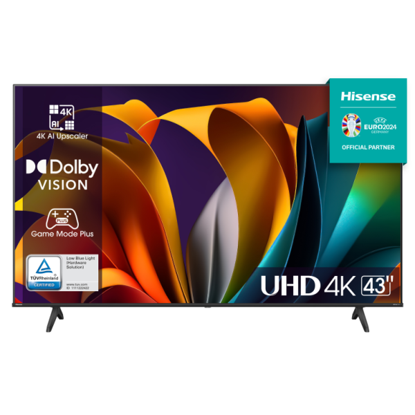 TV HISENSE 43A6N 43" DOLBY MODO JUEGO 4K SMART TV HDMI (X3)