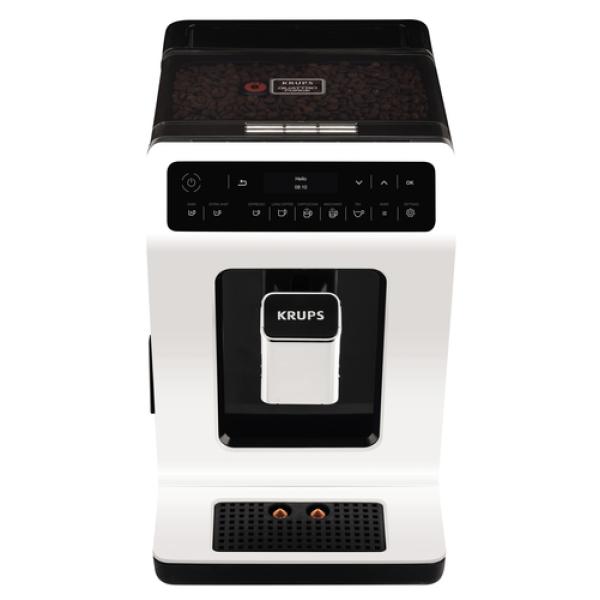 Krups coffee bean AND espresso machine EA890110 white