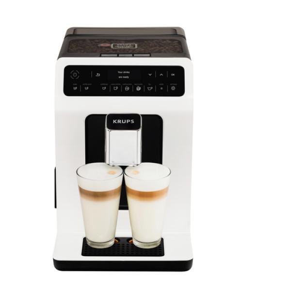 Krups coffee bean AND espresso machine EA890110 white