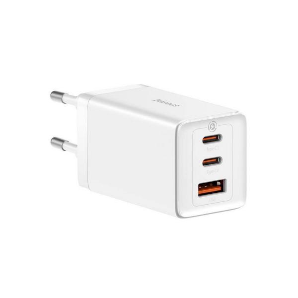 Baseus fast charger GAN5 PRO 2C+U 65W EU white